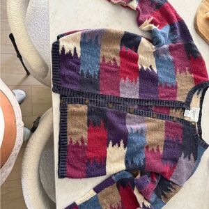 Christopher & Banks Multicolor Knit Cardigan